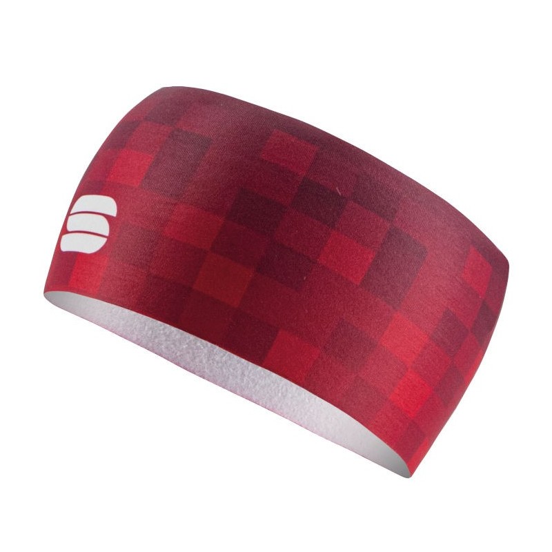 Hodebånd Sportful Squadra Headband rødvin Hodebånd Sportful Squadra Headband rødvin
